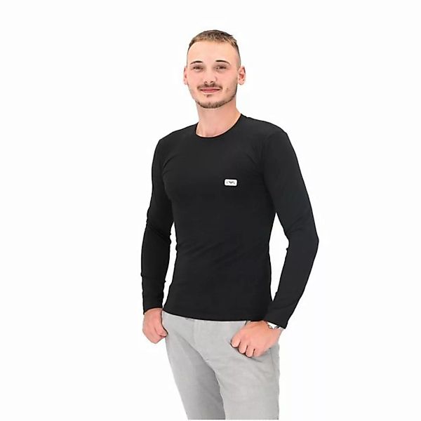 Emporio Armani Langarmshirt Slim Fit Langarmshirt günstig online kaufen