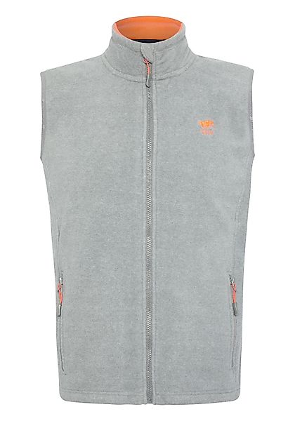Polo Sylt Fleeceweste mit Label-Stitchings günstig online kaufen