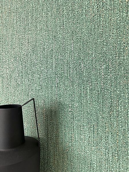 Newroom Vliestapete, Grün Tapete Modern Unifarbe günstig online kaufen