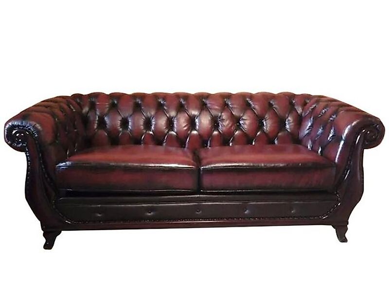 Salottini Chesterfield-Sofa 3er Sofa Chesterfield 3-Sitzer Couch Manchester günstig online kaufen