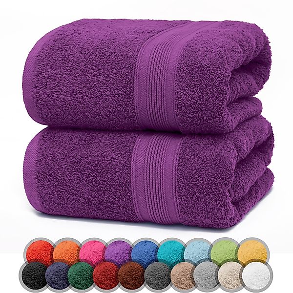 NatureMark Duschtücher Duschtuch 500gsm (2er-Set), 100% günstig online kaufen