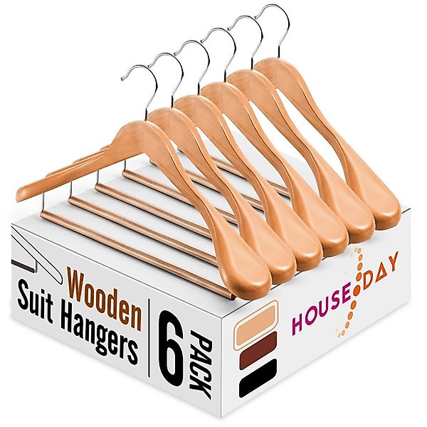 House Day Kleiderbügel Anzugsbügel holz, Kleiderbügel günstig online kaufen