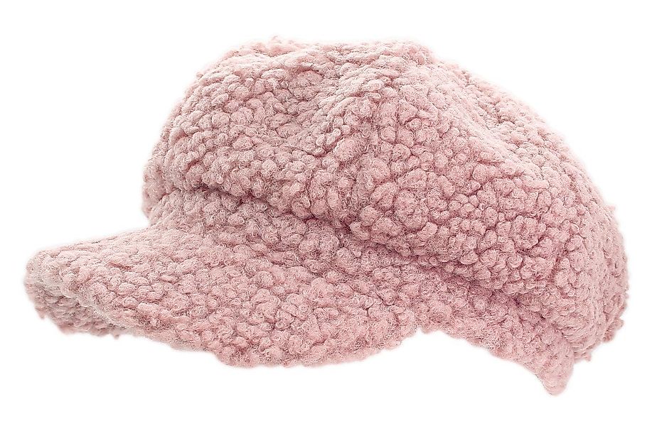 dy_mode Ballonmütze Schirmmütze Damen Unifarbe Ballonmütze Flauschige Kappe günstig online kaufen