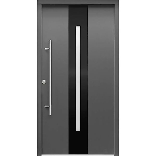 Splendoor Haustür ThermoSpace Prime Dublin Anthrazit 210 cm x 110 cm Anschl günstig online kaufen