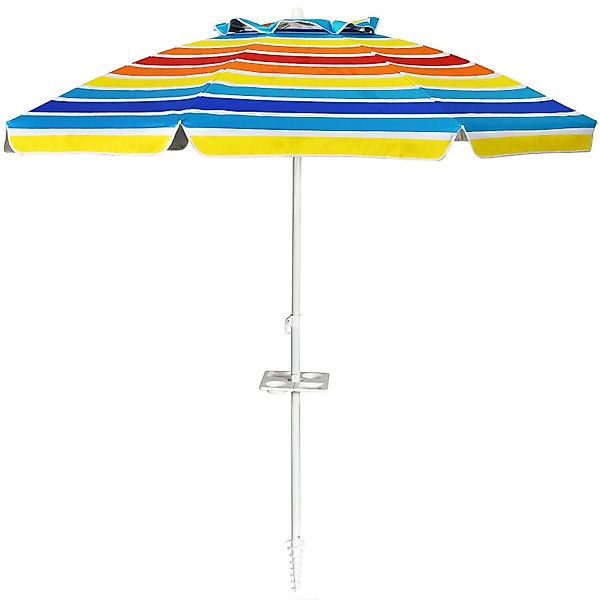 KOMFOTTEU Sonnenschirm Terrassenschirm, Ø 220 cm,Sonnenschutz günstig online kaufen