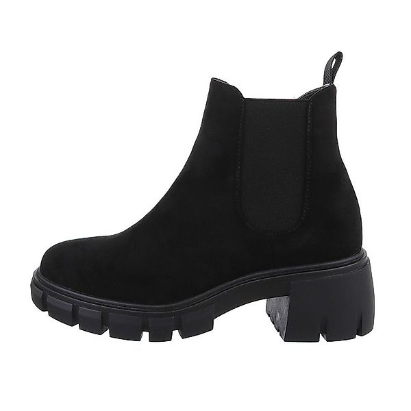 Ital-Design Damen Freizeit Plateaustiefelette (84556867) Blockabsatz günstig online kaufen