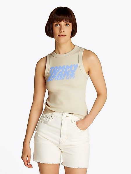 Tommy Jeans Tanktop TJW SLIM SH TJ BUBBLE TANK mit Logodruck günstig online kaufen