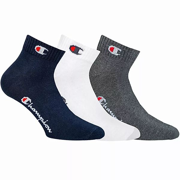 Champion Unisex Socken, 3 Paar - Knöchelsocken, Ankle Socks Legacy blau/wei günstig online kaufen
