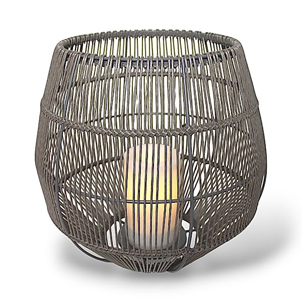 Arnusa LED Solarleuchte Laterne Rattan Solarlampe günstig online kaufen