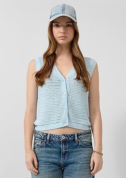 QS Funktionsweste Strickjacke Strickweste günstig online kaufen