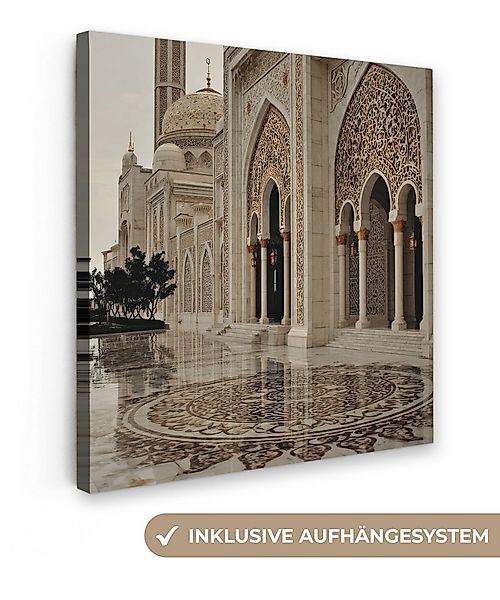 OneMillionCanvasses® Leinwandbild Details in Gold - Marmor - Islamisch, Fot günstig online kaufen
