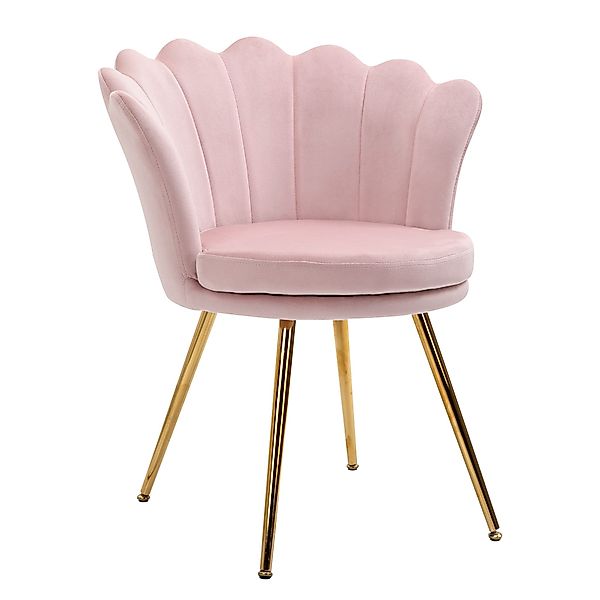 HOMCOM Relaxsessel Sessel mit Samtoptik (Polsterstuhl, günstig online kaufen