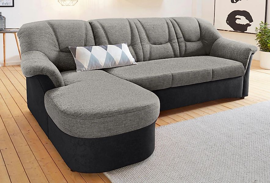DOMO collection Ecksofa "Sarafina zeitlos und komfortabel, optional mit Fed günstig online kaufen