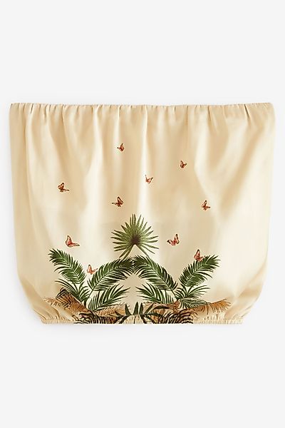 Next Bandeautop Trägerloses Satin-Top mit exotischem günstig online kaufen