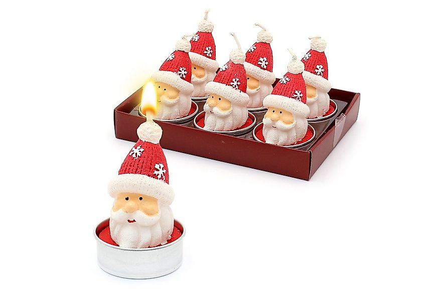 Dekohelden24 Teelicht 6er Set Teelichte, Motiv über Dropdown-Menü wählbar ( günstig online kaufen