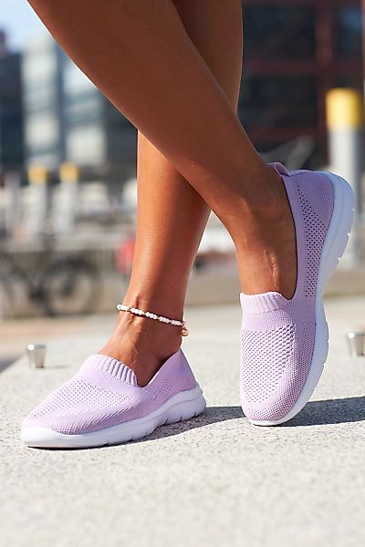 LASCANA Slipper, Slip-On-Sneaker, Halbschuh, ultraleichter Sneaker, VEGAN günstig online kaufen