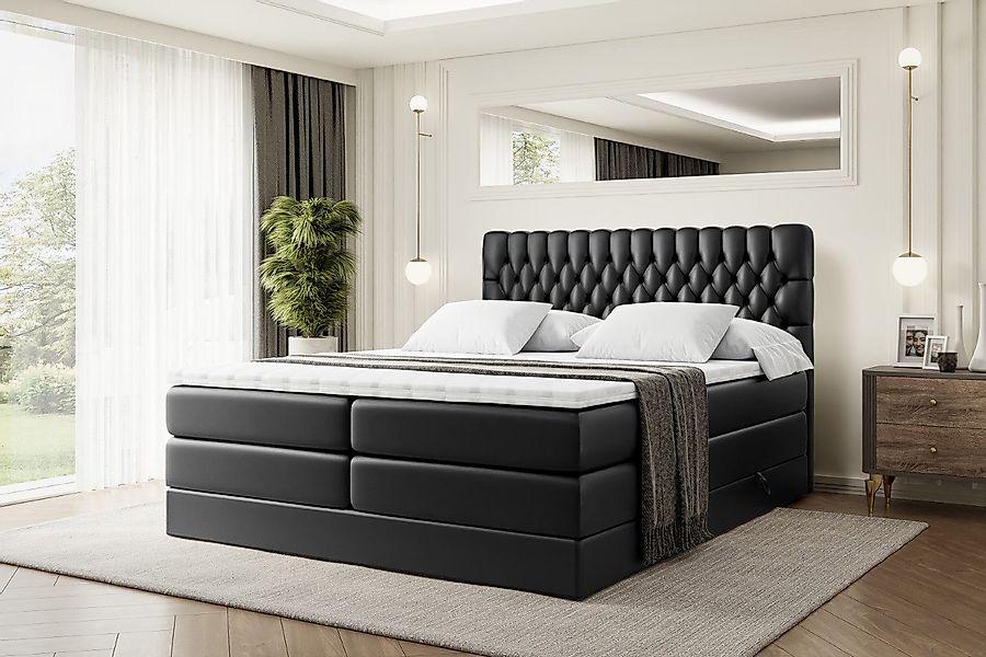 ALTDECOR Boxspringbett SERENE KING (Multipocket-Matratze H4, günstig online kaufen
