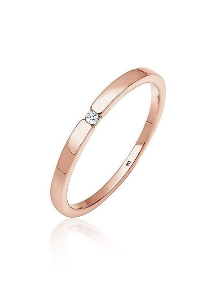 Elli DIAMONDS Verlobungsring Diamant Weiß Brillantschliff (0.015 ct) 925 St günstig online kaufen