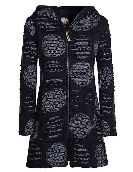 Vishes Kurzmantel Damen lange warme Jacke Hippiemantel Zipfel Kapuzenmantel günstig online kaufen