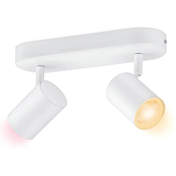 WIZ LED-Deckenleuchte Imageo 2er-Spot Tunable White & Color 690 lm Weiß günstig online kaufen