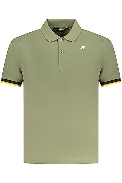 K-Way Poloshirt Herren Kurzarm-Poloshirt in Grün mit günstig online kaufen