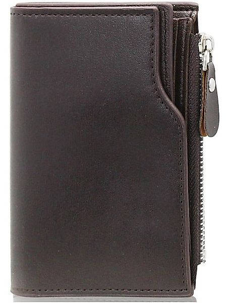 Coonoor Geldbörse Herren Geldbörse, dreifaches Lederportemonnaie (Mit Reißv günstig online kaufen