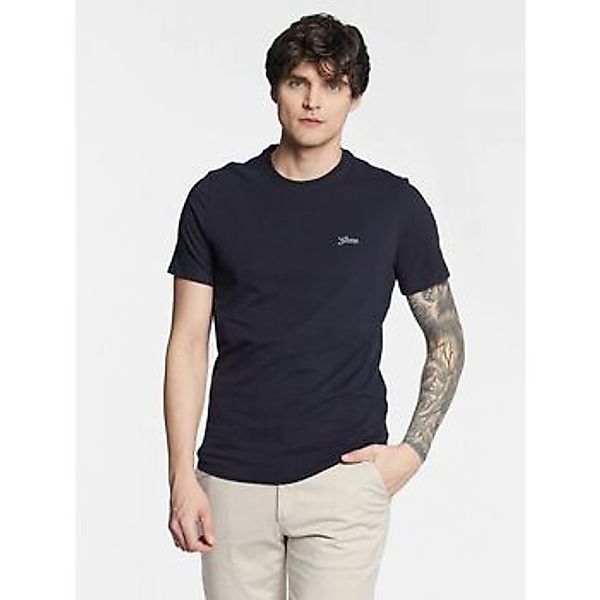 Guess  T-Shirts & Poloshirts M3GI70 KBMS0 BASIC PIMA-G7V2 SMART BLUE günstig online kaufen