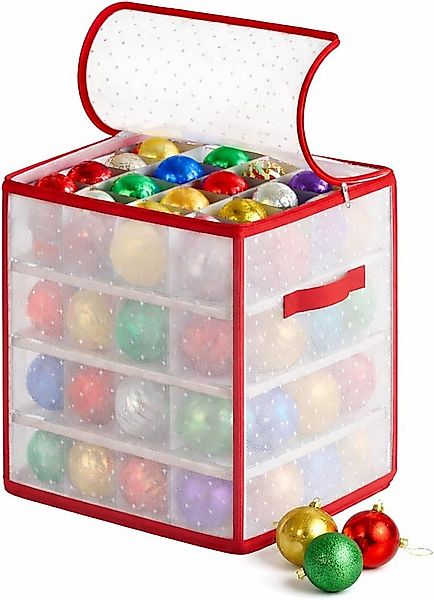 TK Gruppe Christbaumschmuck XXL Aufbewahrungstasche Box Weihnachtskugeln (1 günstig online kaufen