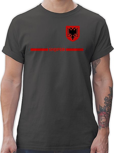 Shirtracer T-Shirt Albanien Trikot Wappen, Shqipëri günstig online kaufen