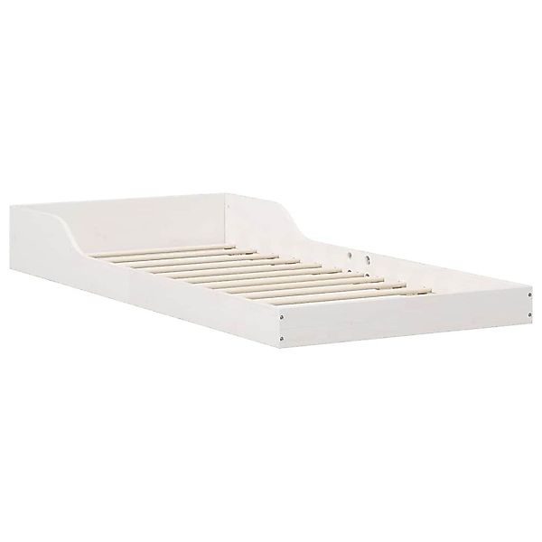 vidaXL Bett Bettgestell Weiß 80 x günstig online kaufen
