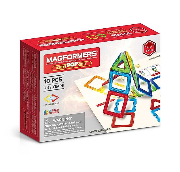 MAGFORMERS MAGFORMERS - Idea Pop - Magnetspielzeug - 10 Teile Konstruktions günstig online kaufen