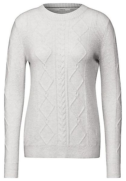 CECIL Sweatshirt Pullover mit Strickmuster günstig online kaufen