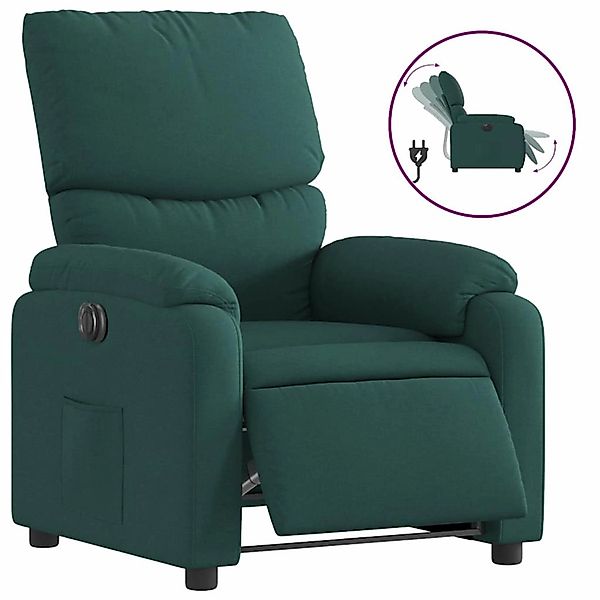 vidaXL Relaxsessel Elektrisch Dunkelgrün Stoff 3204806 günstig online kaufen