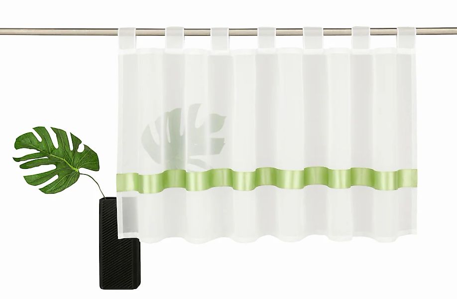 my home Scheibengardine "EBY" Schlaufen 1 Stk. tlg. Fertiggardine, mit eins günstig online kaufen