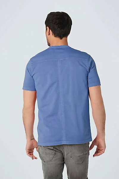 No Excess T-Shirt Knopf Blau  - Größe L günstig online kaufen