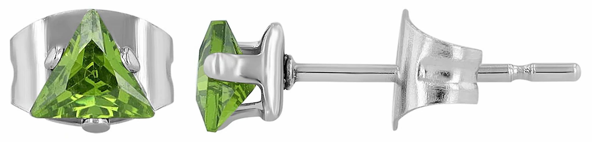 Adelia´s Paar Ohrhänger "Damen Ohrringe – Ohrstecker aus Edelstahl mit Zirk günstig online kaufen