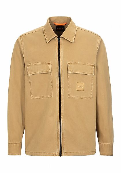 BOSS ORANGE Hemdjacke "Lovel", mit gestickten Markenlogo günstig online kaufen