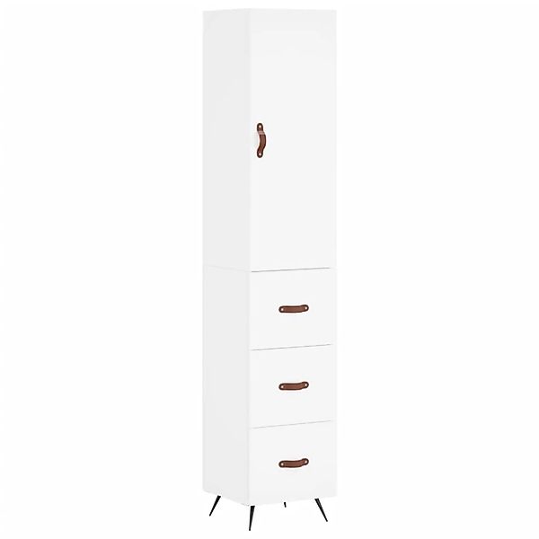vidaXL Highboard Weiß 34,5x34x180 cm Holzwerkstoff 3198825 günstig online kaufen