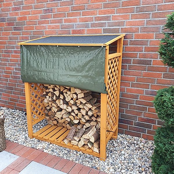 promadino Kaminholzregal Speyer, BxTxH:119,5x68x148 cm, mit günstig online kaufen