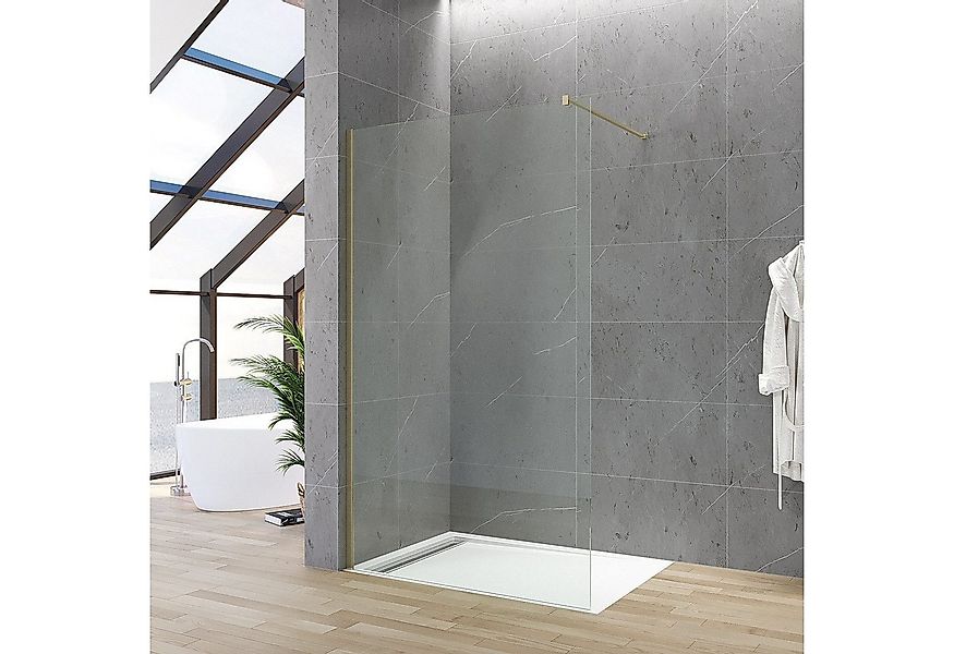 AQUABATOS Walk-in-Dusche Walk in Dusche Duschwand Glas Trennwand Duschabtre günstig online kaufen