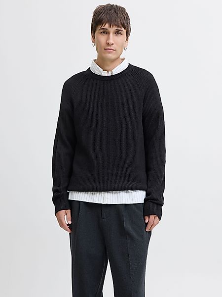 Jack & Jones Rundhalspullover JJPANNEL KNIT günstig online kaufen