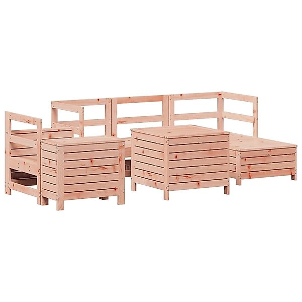 vidaXL 7-Tlg Garten-Sofagarnitur Massivholz Douglasie 3250526 günstig online kaufen