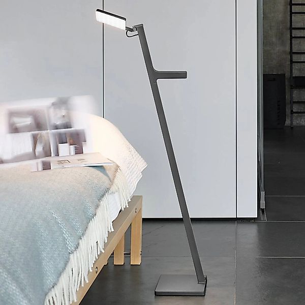 Nimbus Roxxane Leggera LED-Stehlampe, grau günstig online kaufen