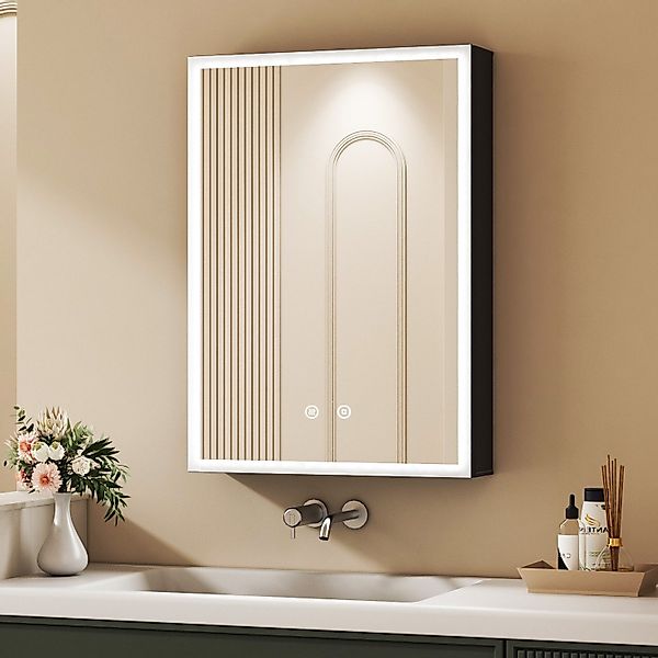 WDWRITTI Spiegelschrank Klein 40x60cm Spiegelschrank Bad günstig online kaufen