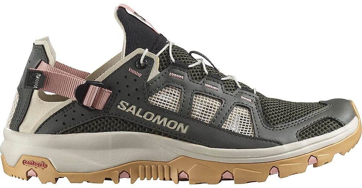 Salomon SHOES TECHAMPHIBIAN 5 W Peat/Rainy/Hyma Zehensandale Damen Sandale günstig online kaufen