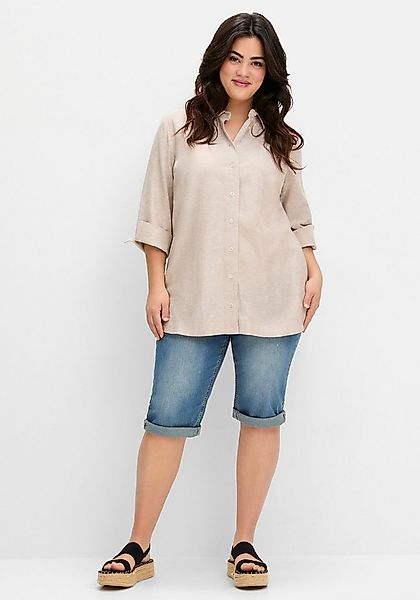 Sheego Klassische Bluse 3/4-Arm-Bluse 3/4-Arm günstig online kaufen