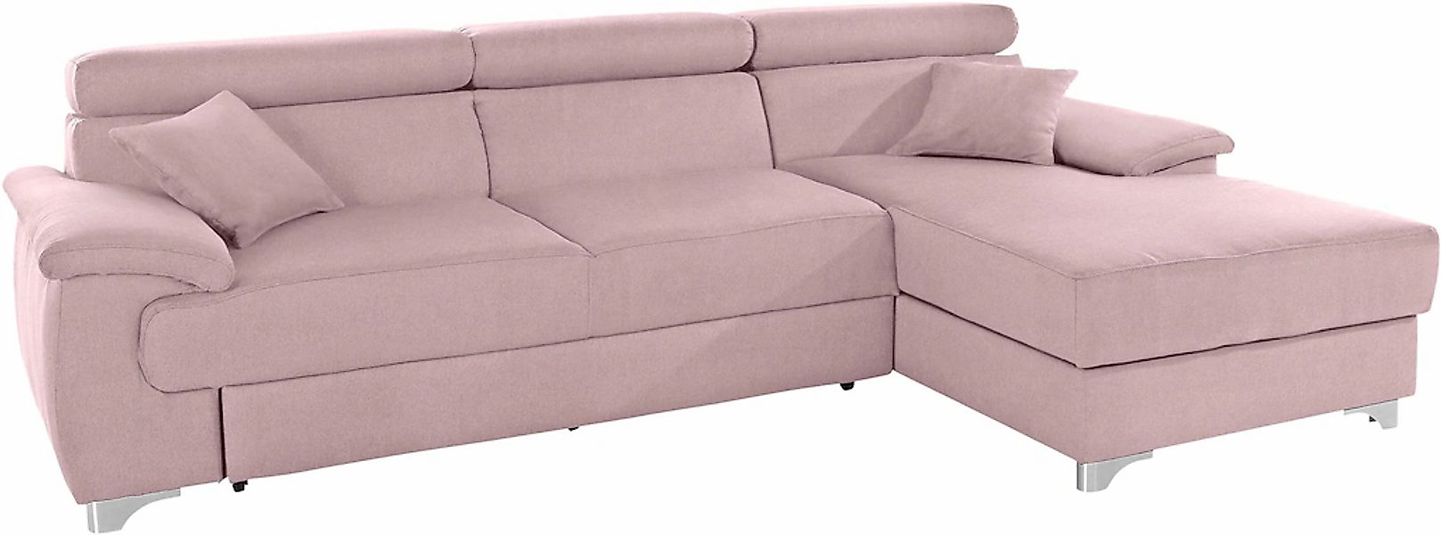 DOMO collection Ecksofa "Trento L-Form, mit Kufenfuß oder Einzelfuß" wahlwe günstig online kaufen