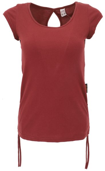 Guru-Shop T-Shirt Yoga T-Shirt aus Bio-Baumwolle günstig online kaufen