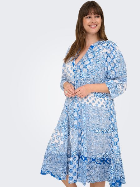 ONLY CARMAKOMA Tunikakleid CARMILANA 3/4 DRESS günstig online kaufen