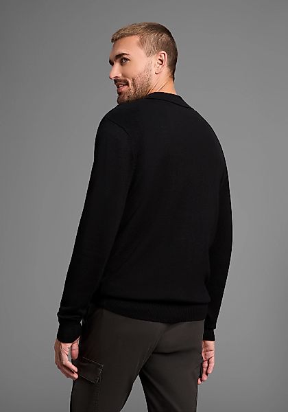 Bruno Banani Polokragenpullover mit Reißverschluss und Brusttasche günstig online kaufen